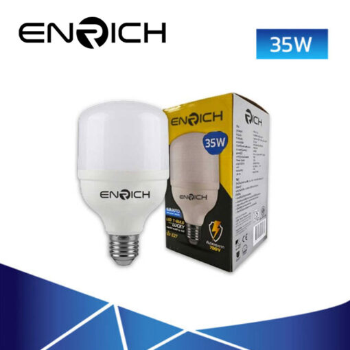 หลอดไฟ LED T-BULB ENRICH LUCKY 35W